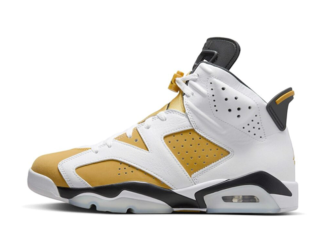ナイキ エアジョーダン6 レトロ "イエローオークル/ホワイト"