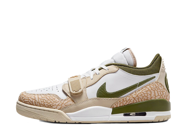 Paris Saint Germain × Nike Air Jordan Legacy 312 Low "Fourth Kit" White/Sequoia Green