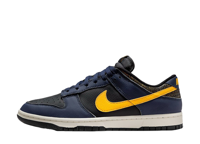 Nike Dunk Low "Vintage Michigan" Black/Navy