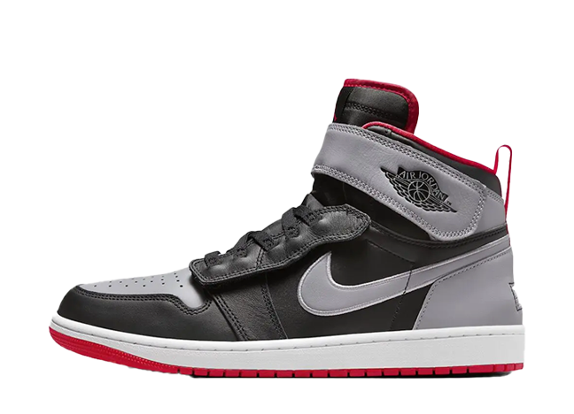 Nike Air Jordan 1 High FlyEase "Black" Black/Cement Grey/White/Fire Red