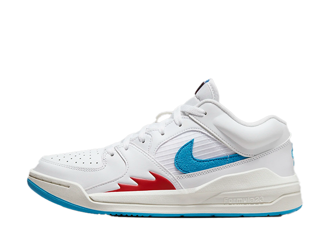 Nike WMNS Jordan Stadium 90 "White" White/Sail/Gym Red/Dark Powder Blue