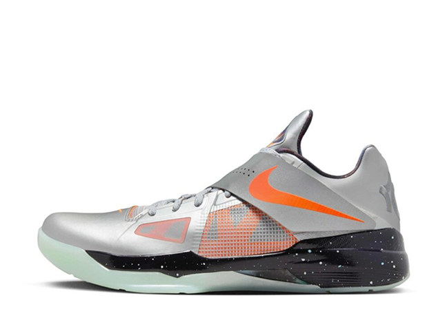 ナイキ KD4 "ギャラクシー" メタリックシルバー/トータルオレンジ
