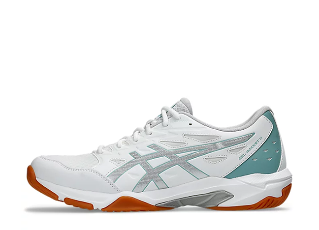 Asics Gel-Rocket 11 Wide "White" White/Teal Tint