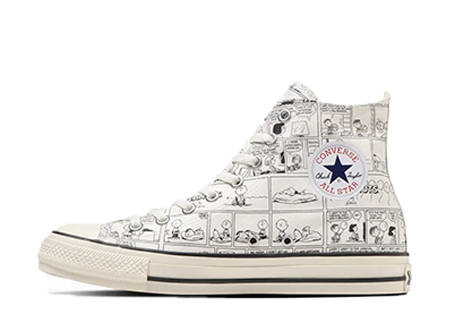 Peanuts × Convers All Star CP HI "Off White/White"