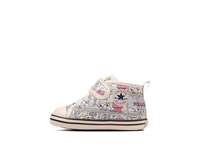 Peanuts × Convers KIDS All Star CP V-1 "White/Multi"