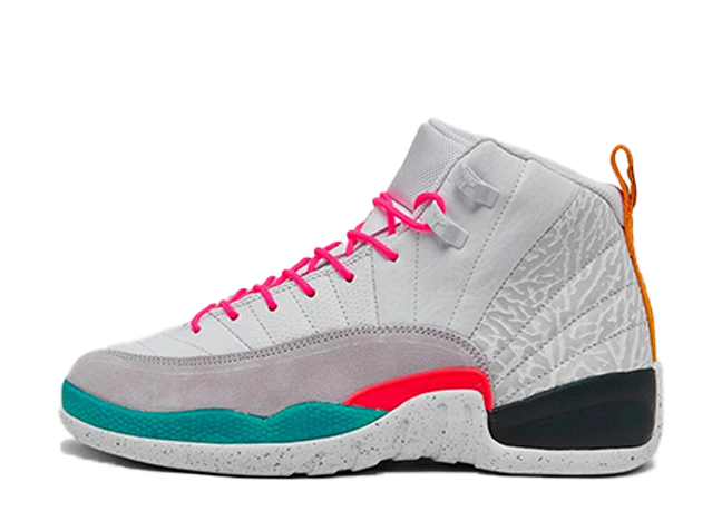 Nike GS Air Jordan 12 "White" White/Vapor Green/Photon Dust