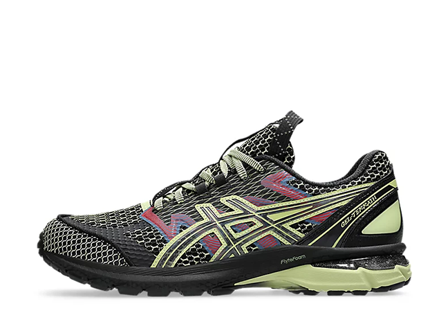 アシックス US4-S ゲルテレイン "ブラック/ネオンライム"