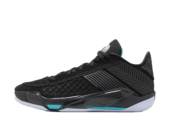 Air Jordan 38 Low "Black" Black/Anthracite/Gamma Blue/Particle Grey