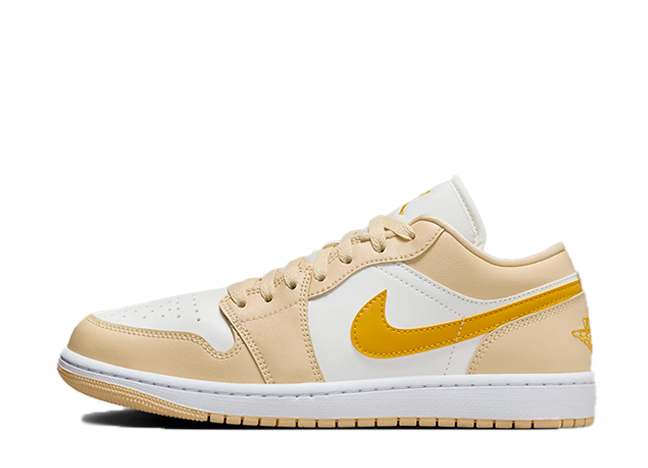 ナイキ ウィメンズ エアジョーダン1 ロー "セイル" セイル/ペールバニラ/ホワイト/イエローオークル