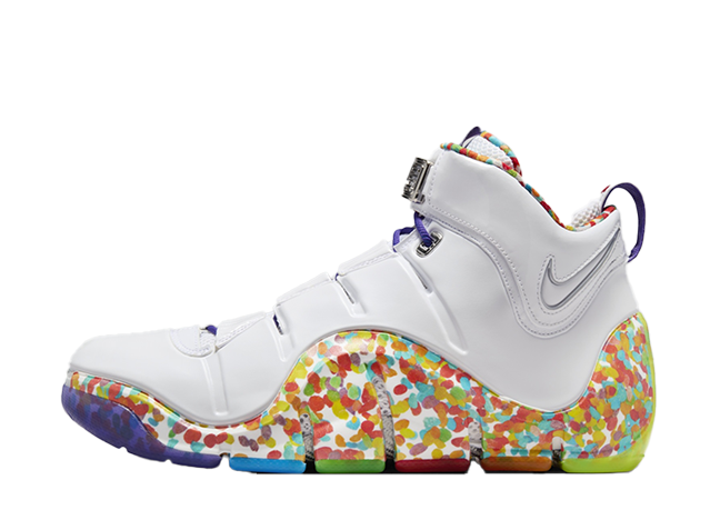 Nike LeBron 4 "Fruity Pebbles" White/True Red