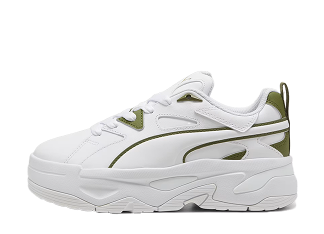Puma WMNS Blaster Dress Code "Puma White" Puma White/Olive Green