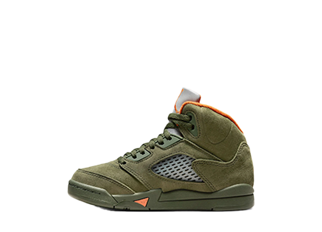 Nike PS Air Jordan 5 Retro "Olive/Orange"