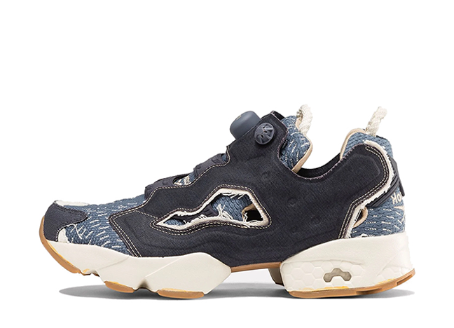 リーボック インスタポンプフューリー94 "刺し子" ブラック/ホワイト