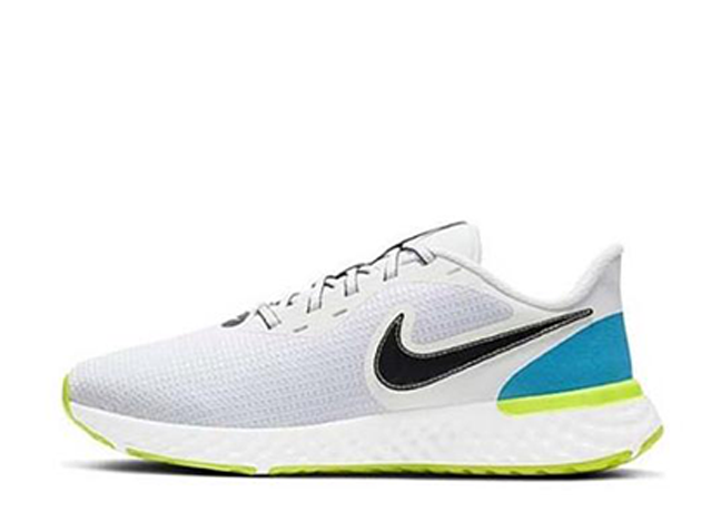 Nike GS Revolution 7 "Black/Aquamarine/Green Strike/White"