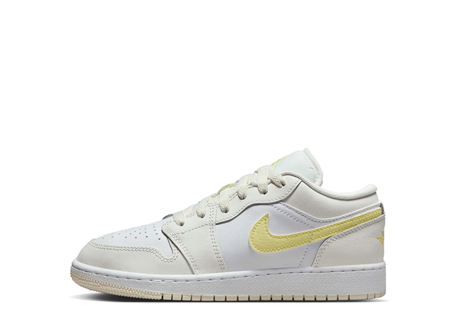 Nike GS Air Jordan 1 Low "Light Laser Orange" Sail/White/Laser Fuchsia/Light Laser Orange