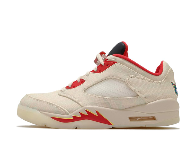 ナイキ エアジョーダン5 ロー "チャイニーズ ニュー イヤー" ホワイト/レッド
