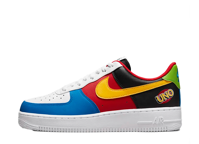 UNO x Nike Air Force 1 Low "White/Yellow Zest/University Red"