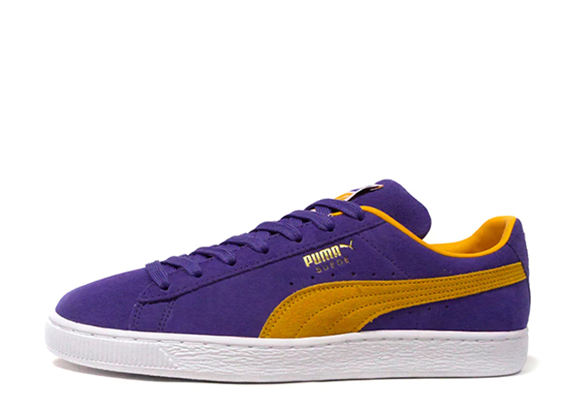 プーマ スウェード ヴィンテージ "レイカーズ" プリズムバイオレット/イエロー