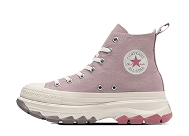 コンバース ウィメンズ オールスター トレックウェーブ RG ハイ "ローズグレイ/ホワイト"