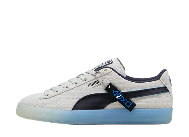 プレイステーション × プーマ RS-X "グレイシャルグレー/ニューネイビー/ホワイト"