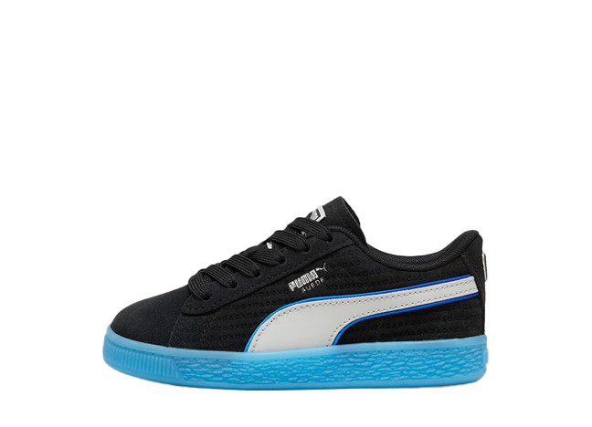 プレイステーション × プーマ PS RS-X "プーマブラック/グレイシャルグレー/ホワイト"(キッズ)
