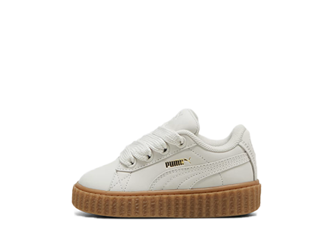 Fenty × Puma AC Creeper Phatty Nubuck "Warm White" Warm White/Gold/Gum
