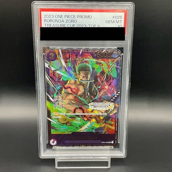 【PSA10】Roronoa Zoro SR Treasure Cup English
