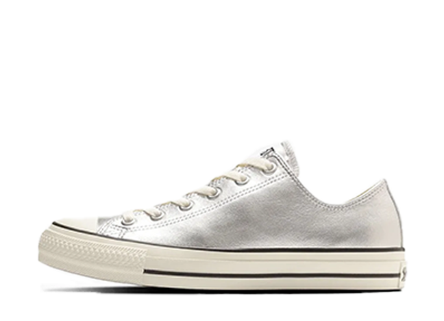 コンバース レザー オールスター OX "シルバー" シルバー/ホワイト