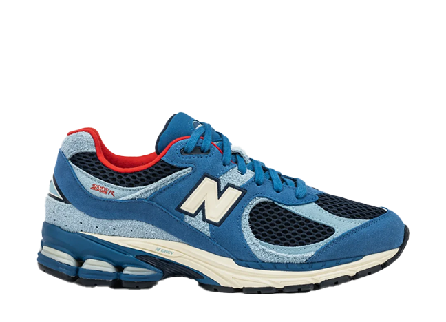 シューパレス × ニューバランス 2002R "ブルー" ブルー/レッド