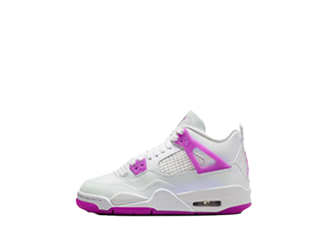 Nike GS Air Jordan 4 "Hyper Violet" Hyper Violet/White
