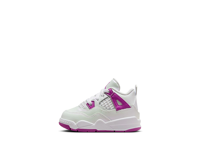 Nike TD Air Jordan 4 Retro "Hyper Violet " Hyper Violet/White