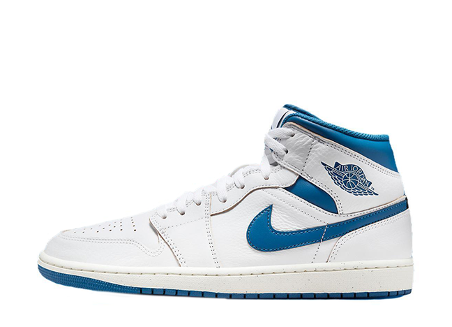 Nike Air Jordan 1 Mid SE "Industrial Blue" White/Industrial Blue