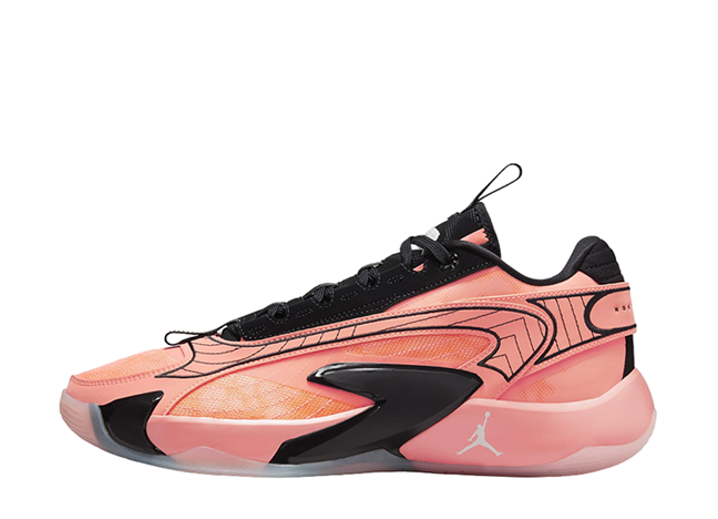 ナイキ ジョーダン ルカ2 "ブライトマンゴー" ブラック/レッド