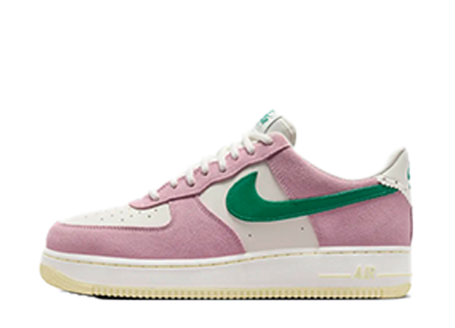 ナイキ エアフォース1 ロー '07 LV8 "セイル アンド ミディアムソフトピンク" セイル/マラカイト/ソフトピンク/アラバスター
