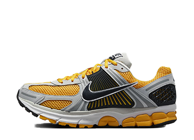 Nike Zoom Vomero 5 "University Gold" Photon Dust/University Gold/Laser Orange/Black