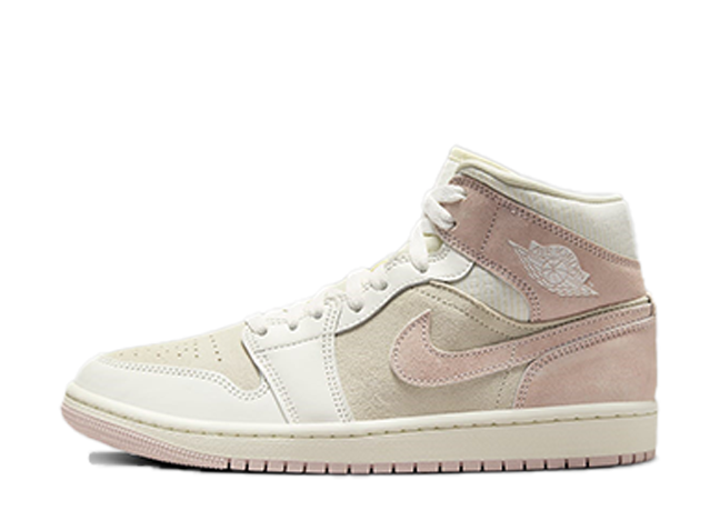 Nike WMNS Air Jordan 1 Mid SE "Coconut Milk/Legend Pink" Coconut Milk/Sail/Legend Pink