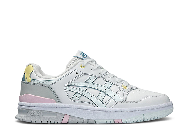 アシックス EX89 "ホワイト/アークティックブルー" ホワイト/アークティックブルー/ピンク/イエロー