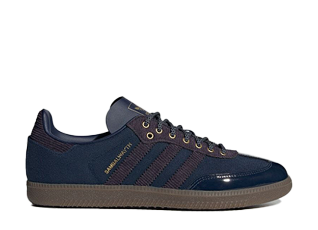 Alwayth × adidas Originals Samba OG "College Navy" College Navy/Aurora Black/Matte Gold