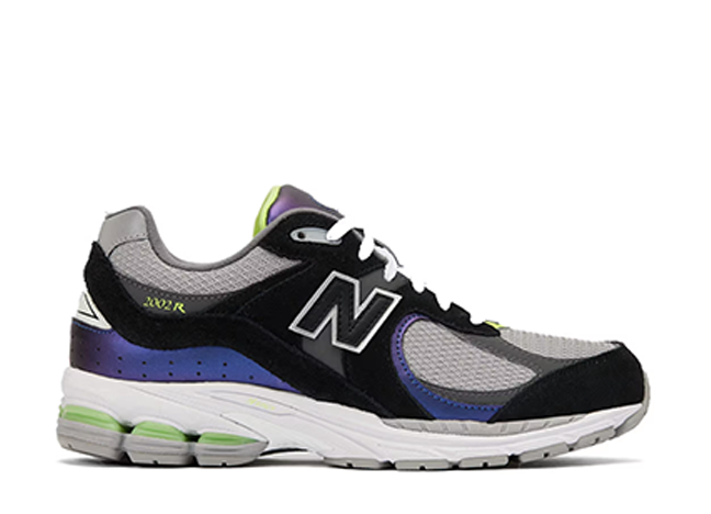 DTLR × New Balance 2002R "Purple Noir" Iridescent Purple/Highlighter/Noir