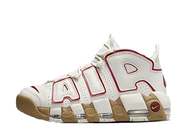 Nike WMNS Air More Uptempo "White/Red/Gum"