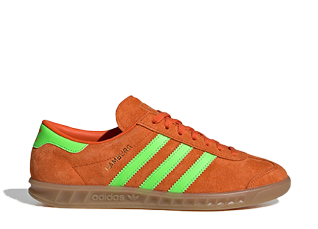 adidas Originals WMNS Hamburg "Orange/Solar Green" Orange/Solar Green/Gum