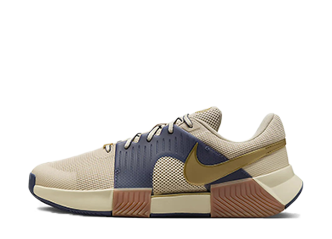 Nike GP Challenge 1 Premium "Sanddrift" Sanddrift/Thunder Blue/Gum Medium Brown/Metallic Gold