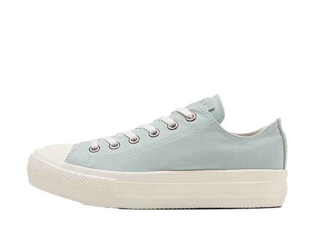コンバース ウィメンズ オールスター ライト PLTS ポイントスウェード PG OX "ダスティーブルー" ダスティーブルー/ホワイト