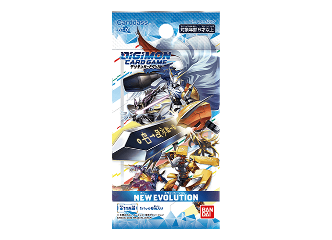 デジモンカードゲーム ブースターパック NEW EVOLUTION【BT-01】未開封パック