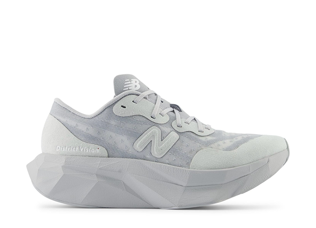 District Vision × New Balance WMNS FuelCell SuperComp Elite V4 "Aluminum Grey" Aluminium Grey/White