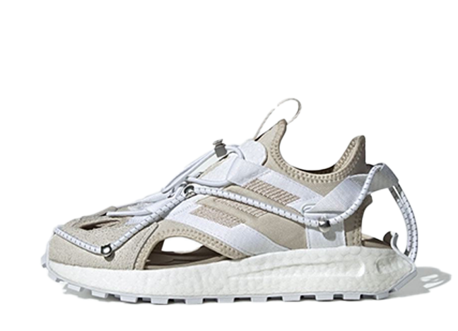 クレイグ・グリーン × アディダス オリジナルス レトロピー サンダル "コアホワイト/クリアブラウン" コアホワイト/クリアブラウン/コアホワイト