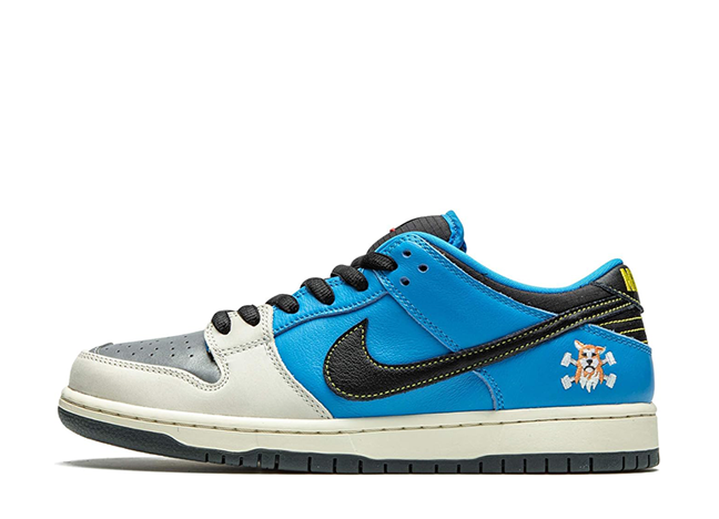 インスタントスケートボード × ナイキ SB ダンク ロー "ブルー/ブラック"