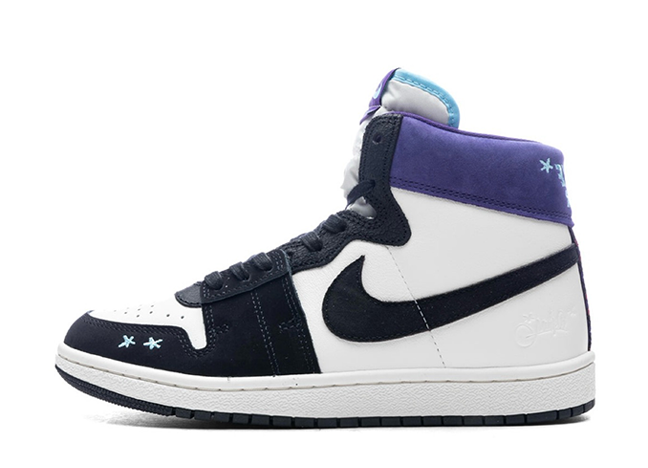 Opium Paris × Nike WMNS Jordan Air Ship SP "Sail/Blue Chill/Black" Sail/Blue Chill/Black/Court Purple