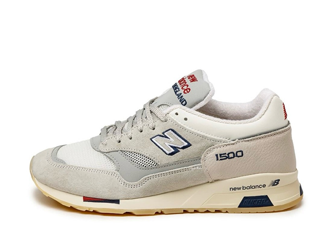 New Balance 1500 Made in UK "Vintage Sport" Off White/Navy/Red