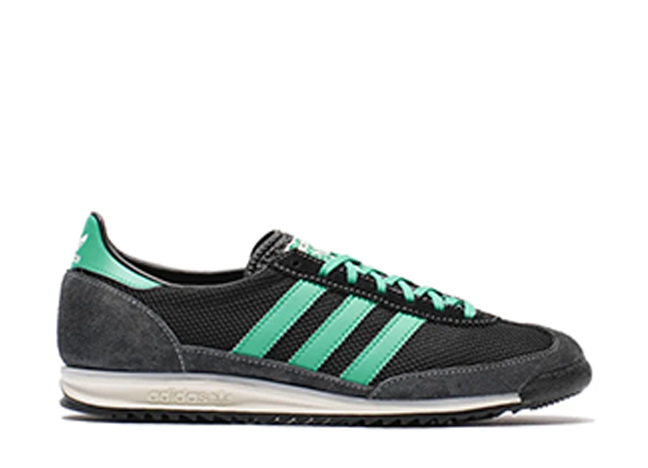 アディダス オリジナルス ウィメンズ SL72 OG "コアブラック/セミコートグリーン" コアブラック/セミコートグリーン/ホワイト